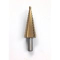 H & H Industrial Products 3/16-7/8" TiN Coated High Speed Steel Step Drill With 12 Steps 5000-0875